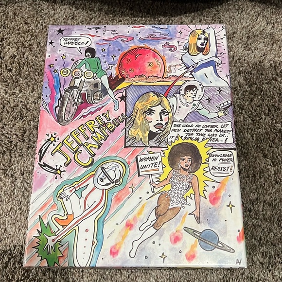 Jeffrey Campbell Magda Denim Mules 9 EUC - Picture 1 of 6